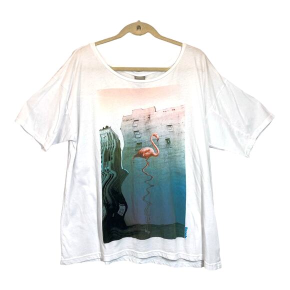 NEW Bench T-Shirt 'Vastness' Wearable Art Flamingo Size XL - Picture 2 of 9